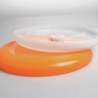 HKM-035667 LED Spinning Flying Saucer Toy with 3 Color Lights and Durable Design
