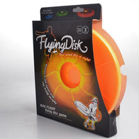HKM-035667 LED Spinning Flying Saucer Toy with 3 Color Lights and Durable Design