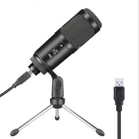 HKM-035731 USB Condenser Microphone for Laptops and Computers with Volume Control and Enhanced Sensitivity