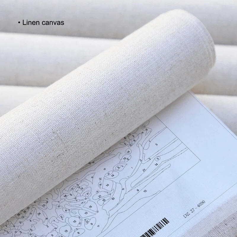 HKM-035795 Digital Oil Painting DIY Decoration - 20x30cm Frameless Artwork for Living Room, Bedroom, Study