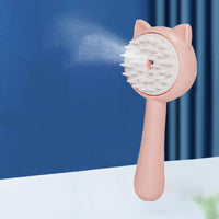 HKM-035795 Electric Cat Ear Floating Brush for Pet Hair Removal – Blue and Pink TPR/PP Design