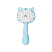 HKM-035795 Electric Cat Ear Floating Brush for Pet Hair Removal – Blue and Pink TPR/PP Design