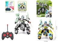 HKM-035859 360 Degree Rotating Remote Control Robot Toy with Lights and Spray for Kids