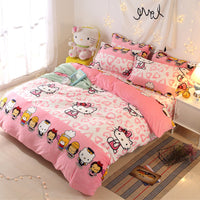 HKM-035859 Plush Two-Piece and Three-Piece Bed Linen Set with Multiple Size Options