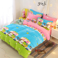 HKM-035859 Plush Two-Piece and Three-Piece Bed Linen Set with Multiple Size Options