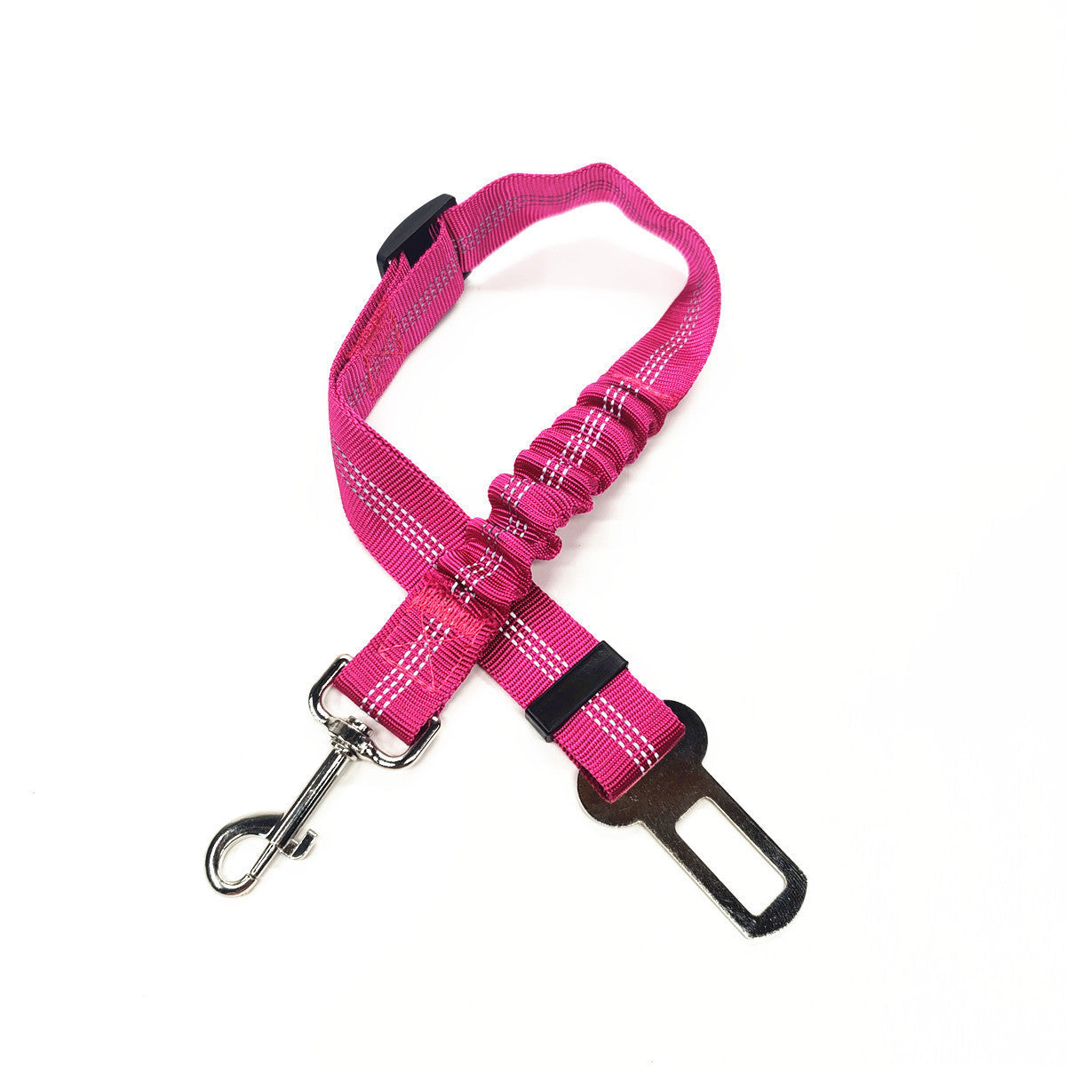 HKM-035859 Reflective Elastic Dog Seat Belt for Pet Safety in Various Colors