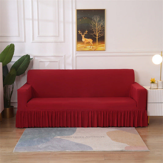 HKM-035923 Universal Modern Sofa Cover in Simple Pure Color for All Seasons - Available in Multiple Sizes