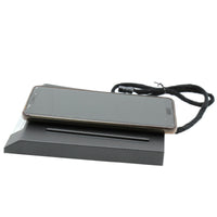 HKM-036051 Wireless Charging Car Mount with Auto-Sensing Technology - ABS and Aluminum Alloy Adaptable for Vehicles