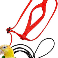 HKM-036115 Adjustable Bird Harness with Traction Rope for Comfortable Outdoor Walking