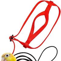 HKM-036115 Adjustable Bird Harness with Traction Rope for Comfortable Outdoor Walking