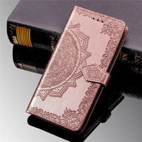HKM-036115 Samsung Wallet Style Leather Case for Mobile Phones – Rose Gold, Mint Green, Blue, Black, Gray, Purple