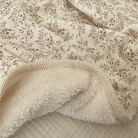 HKM-036179 Double Layer Pure Cotton Plush Blanket for Infants and Newborns - 90x130cm, Various Designs