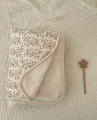 HKM-036179 Double Layer Pure Cotton Plush Blanket for Infants and Newborns - 90x130cm, Various Designs