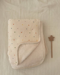 HKM-036179 Double Layer Pure Cotton Plush Blanket for Infants and Newborns - 90x130cm, Various Designs