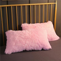 HKM-036243 Double-Layer Long Plush Blanket - Soft Polyester Fabric, Various Colors and Sizes Available