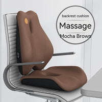 HKM-036307 Electric Vibration Massage Cushion with Memory Foam Support for Office Use
