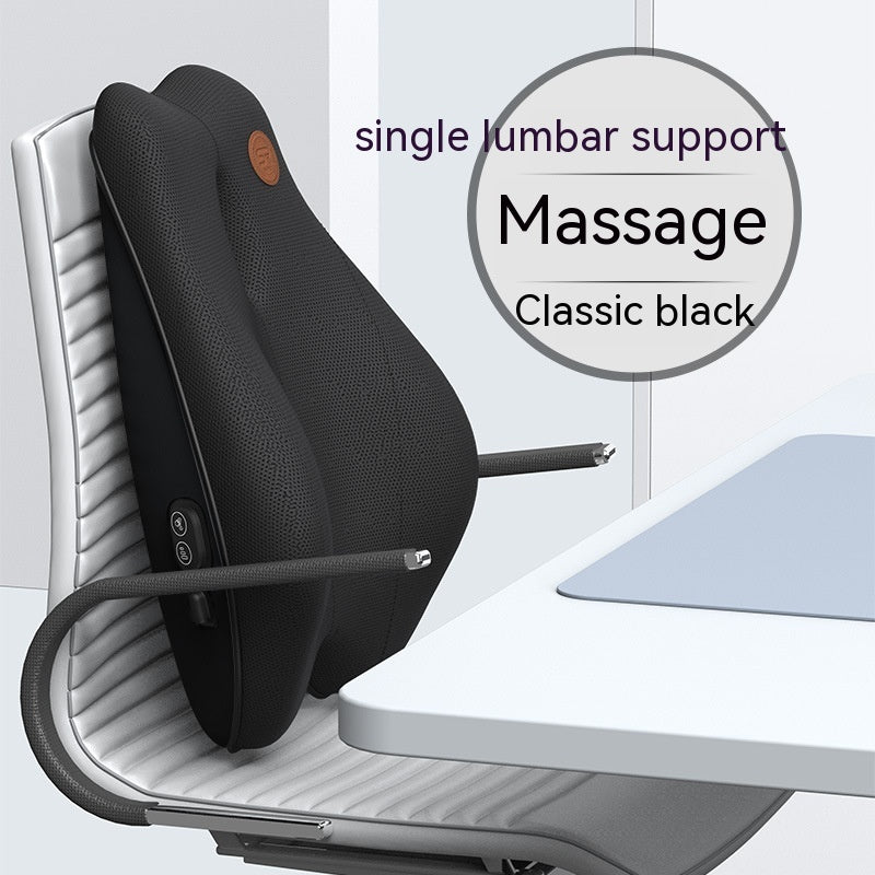 HKM-036307 Electric Vibration Massage Cushion with Memory Foam Support for Office Use