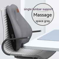 HKM-036307 Electric Vibration Massage Cushion with Memory Foam Support for Office Use
