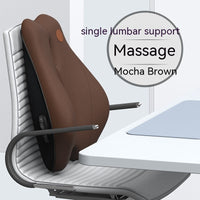 HKM-036307 Electric Vibration Massage Cushion with Memory Foam Support for Office Use