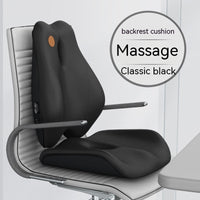 HKM-036307 Electric Vibration Massage Cushion with Memory Foam Support for Office Use
