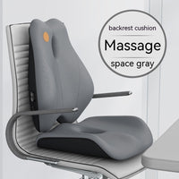 HKM-036307 Electric Vibration Massage Cushion with Memory Foam Support for Office Use