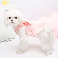 HKM-036435 Princess Style Cotton Suspender Skirt for Small Dogs