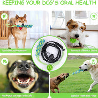 HKM-036627 Dog Tug Of War Rope Molar Cleaning Tooth Bite Rope Toy Outdoor Inner