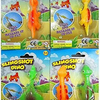 HKM-036819 Dinosaur Slingshot Finger Toy - Fun Rubber Stretchy Design for Ages 5 and Up