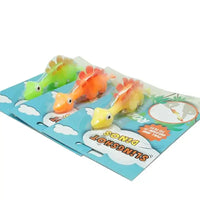 HKM-036819 Dinosaur Slingshot Finger Toy - Fun Rubber Stretchy Design for Ages 5 and Up