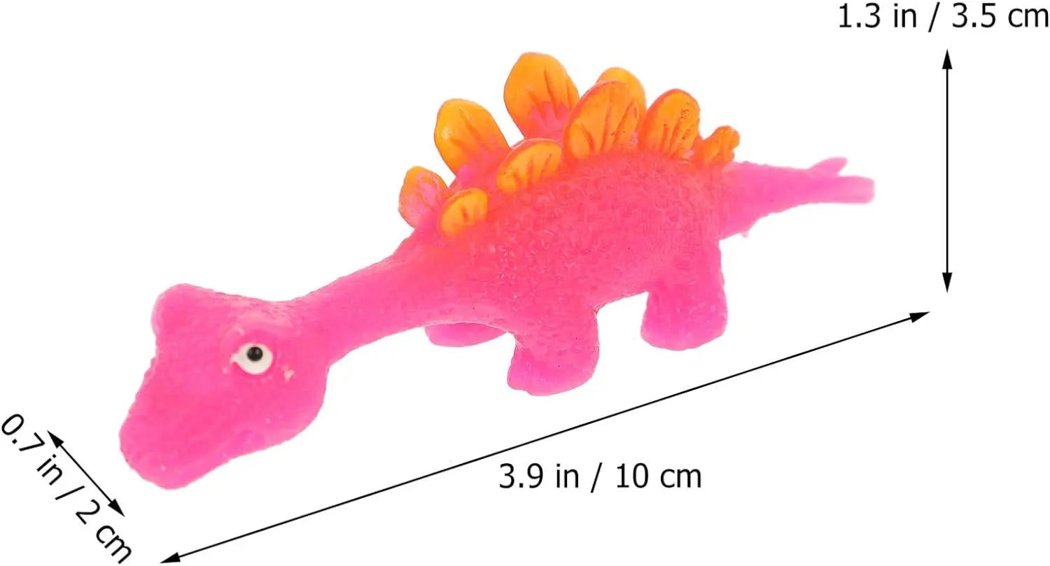 HKM-036819 Dinosaur Slingshot Finger Toy - Fun Rubber Stretchy Design for Ages 5 and Up
