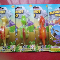 HKM-036819 Dinosaur Slingshot Finger Toy - Fun Rubber Stretchy Design for Ages 5 and Up