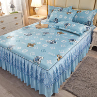 HKM-036819 Viscose Fiber Summer Sleeping Mat with Pillowcases - Three-Piece Set