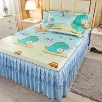 HKM-036819 Viscose Fiber Summer Sleeping Mat with Pillowcases - Three-Piece Set