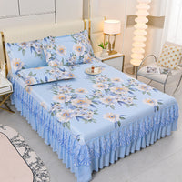 HKM-036819 Viscose Fiber Summer Sleeping Mat with Pillowcases - Three-Piece Set