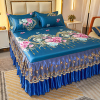 HKM-036819 Viscose Fiber Summer Sleeping Mat with Pillowcases - Three-Piece Set