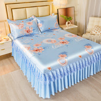 HKM-036819 Viscose Fiber Summer Sleeping Mat with Pillowcases - Three-Piece Set