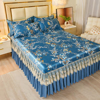 HKM-036819 Viscose Fiber Summer Sleeping Mat with Pillowcases - Three-Piece Set