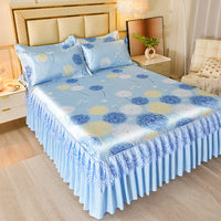 HKM-036819 Viscose Fiber Summer Sleeping Mat with Pillowcases - Three-Piece Set