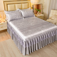 HKM-036819 Viscose Fiber Summer Sleeping Mat with Pillowcases - Three-Piece Set