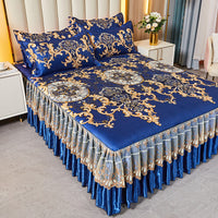 HKM-036819 Viscose Fiber Summer Sleeping Mat with Pillowcases - Three-Piece Set