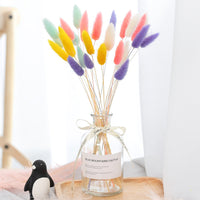 HKM-036947 Dried Flower Bouquet with Rabbit Tail Grass - Variety of Colors, 40-50CM Height, 20 Branches Each
