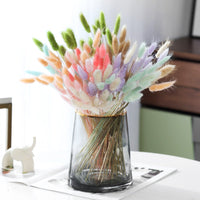 HKM-036947 Dried Flower Bouquet with Rabbit Tail Grass - Variety of Colors, 40-50CM Height, 20 Branches Each