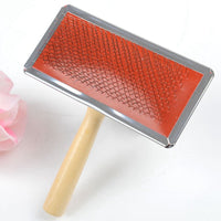 HKM-036947 Wooden Pet Needle Comb for Dog Grooming – Available in S, M, L, XL Sizes