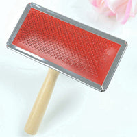 HKM-036947 Wooden Pet Needle Comb for Dog Grooming – Available in S, M, L, XL Sizes