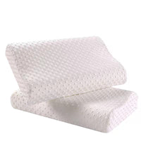 HKM-037139 Cervical Support Latex Pillow with Slow Rebound Memory Foam, 30x50cm, White