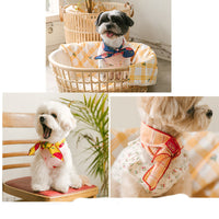 HKM-037331 Cute Dog and Cat Bib Scarves in Various Patterns for Small and Medium Pets