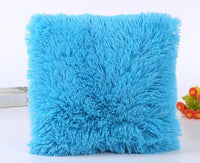 HKM-037395 Plush Sea Lion Cashmere Pillowcase in Candy Colors