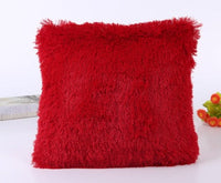 HKM-037395 Plush Sea Lion Cashmere Pillowcase in Candy Colors