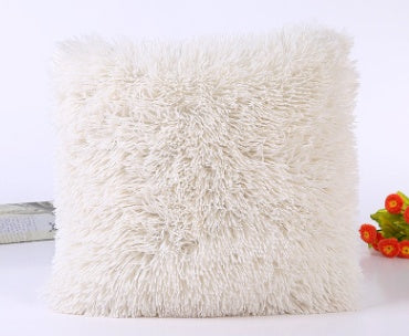 HKM-037395 Plush Sea Lion Cashmere Pillowcase in Candy Colors