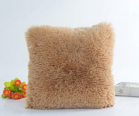 HKM-037395 Plush Sea Lion Cashmere Pillowcase in Candy Colors